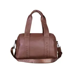 Borsa Cambio Mommy Club Signature in Ecopelle Dark Brown Childhome - borse e zaini