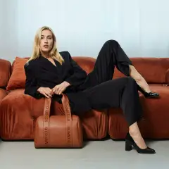 Borsa Cambio Mommy Club Signature in Ecopelle Brown Childhome - borse e zaini