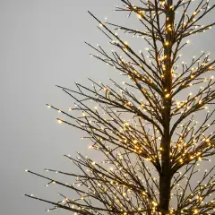 Albero di Natale Faggio Classico 1940 LED, Altezza 180 cm, Finitura Nero - alberi led di design