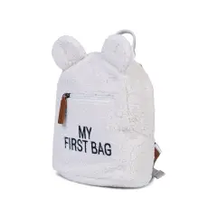 Childhome My First Bag Zaino Bambini Teddy Off White - zainetti asilo