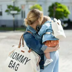 Childhome My First Bag Zaino Bambini Teddy Off White - zainetti asilo