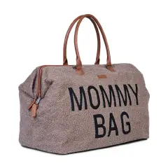 Mommy Bag Borsa Fasciatoio con Materassino Teddy Soft Brown - borse e zaini