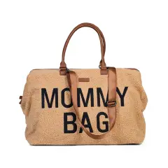 Mommy Bag Borsa Fasciatoio con Materassino Teddy Brown - borse e zaini