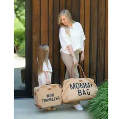 Mommy Bag Borsa Fasciatoio con Materassino Teddy Brown - borse e zaini