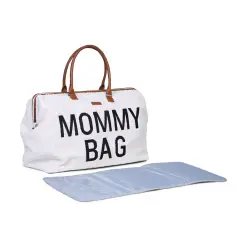 Mommy Bag Borsa Fasciatoio con Materassino Teddy Off White - borse e zaini