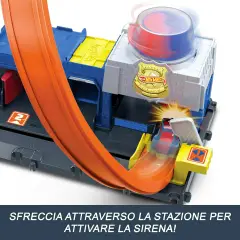 Hot Wheels City Super Stazione di Polizia - Veicoli, garage e piste