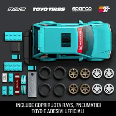 Hot Wheels Set Da Costruire Speed Honda Custom '90 - auto