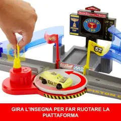 Disney Pixar Cars Mega Rampa Piston Cup - Veicoli, garage e piste