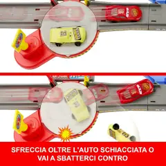 Disney Pixar Cars Mega Rampa Piston Cup - Veicoli, garage e piste