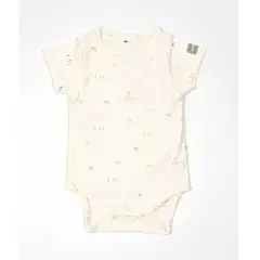 Body Maniche Corte Print Animals Mix - Taglia 3 Mesi- 2 Pezzi Rosa e Bianco - intimo neonato