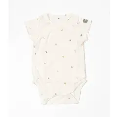 Body Maniche Corte Print Animals Mix - Taglia 9-12 Mesi- 2 Pezzi Rosa e Bianco - intimo neonato