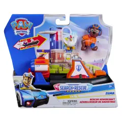 Paw Patrol Search & Rescue Veicolo Acquatico Hovercraft Di Salvataggio Di Zuma - action figures ed accessori