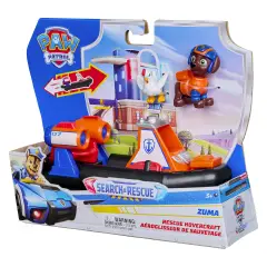 Paw Patrol Search & Rescue Veicolo Acquatico Hovercraft Di Salvataggio Di Zuma - action figures ed accessori