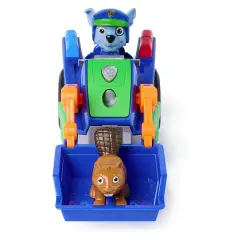Paw Patrol Searc & Rescue  Veicolo Per La Raccolta Differenziata Di Salvataggio Di Rocky - action figures ed accessori