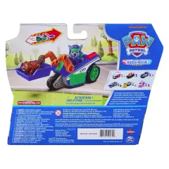 Paw Patrol Searc & Rescue  Veicolo Per La Raccolta Differenziata Di Salvataggio Di Rocky - action figures ed accessori
