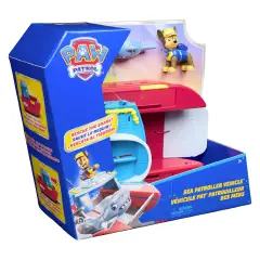 Paw Patrol Sea Patroller Veicolo Di Salvataggio Con Chase - action figures ed accessori