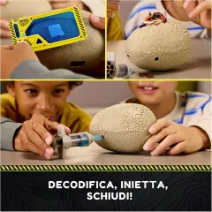 Hybrid Hatchers Uovo Schiudi Il Dinosauro a Sorpresa - action figures ed accessori