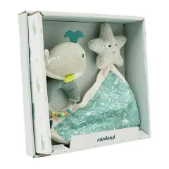 Set Regalo per Neonati: Sonaglio + Copertina Confezione Oceano - accessori