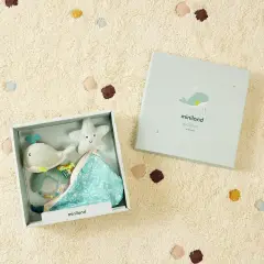 Set Regalo per Neonati: Sonaglio + Copertina Confezione Oceano - accessori