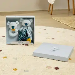 Set Regalo per Neonati: Sonaglio + Copertina Confezione Koala - accessori