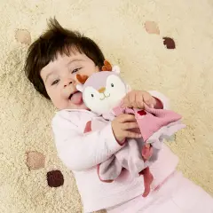 Set Regalo per Neonati: Sonaglio + Copertina Confezione Cervo Rosa - accessori