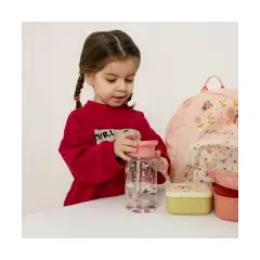 Borraccetta Bambini Con Cannuccia 450 ml Butterfly - pappa