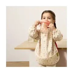 Bavaglino Maniche Lunghe Impermeabile Butterfly - pappa