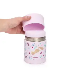 Portapappa Termico In Acciaio Inox Dreamland Scoiattolo 600 ml - pappa