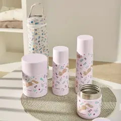 Portapappa Termico In Acciaio Inox Dreamland Scoiattolo 600 ml - pappa