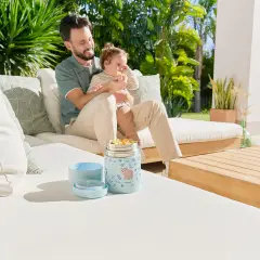 Portapappa Termico In Acciaio Inox Dreamland Orsetto 600 ml - pappa