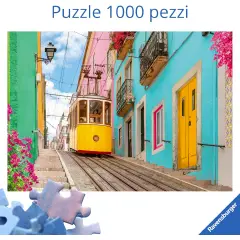 Puzzle 1000 Pezzi Tram Di Lisbona - Puzzle in cartone