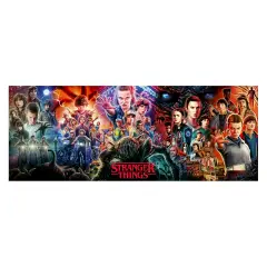 Puzzle 1000 Pezzi Panorama Stranger Things - Puzzle in cartone