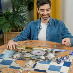 Puzzle 1500 Pezzi Gattini In Cucina - Puzzle in cartone