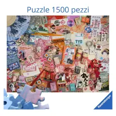 Puzzle 1500 Pezzi Viaggio A Tokyo - Puzzle in cartone
