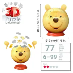 Puzzle 3D Winnie The Pooh Con Orecchie - Puzzle in cartone