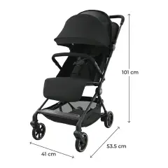 Passeggino Nebo da Cabina Kindekraft Nero - passeggini compatti