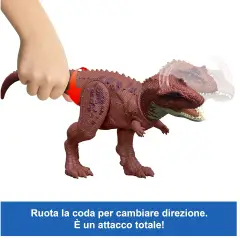 Jurassic World Rebirth Aucasaurus Ruggito Selvaggio - action figures ed accessori