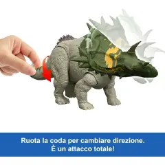 Jurassic World Rebirths Spiclypeus Ruggito Selvaggio - action figures ed accessori