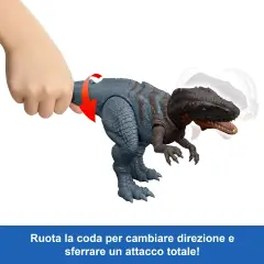 Jurassic World Rebirths Abelisaurus Ruggito Selvaggio - action figures ed accessori
