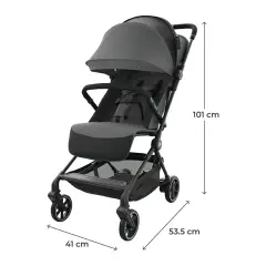 Passeggino Nebo da Cabina Kindekraft Grigio - passeggini compatti