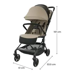 Passeggino Nebo da Cabina Kindekraft Beige - passeggini compatti