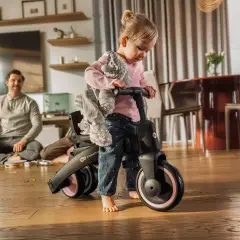 Kinderkraft Triciclo Pieghevole JAZZ 3 Green – da 9 Mesi a 5 Anni - Tricicli e primi passi