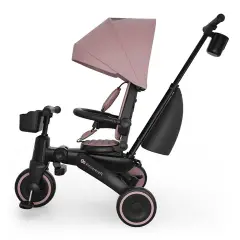 Kinderkraft Triciclo Pieghevole JAZZ 3 Pink – da 9 Mesi a 5 Anni - Tricicli e primi passi