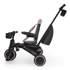 Kinderkraft Triciclo Pieghevole JAZZ 3 Pink – da 9 Mesi a 5 Anni - Tricicli e primi passi