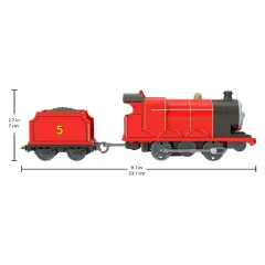 Thomas & Friends - Trenino Motorizzato Locomotiva James - action figures ed accessori