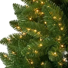 Albero di Natale Luminoso Velkar, 1097 Rami,  Apertura a Ombrello, 400 Led, Altezza 210 cm - alberi