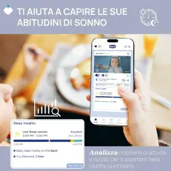 Baby Monitor WiFi Smart AI 2K UHD Notturno - interfono videomonitor