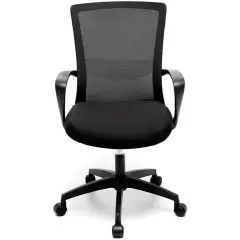 Poltrona Ufficio Lotus Nera Ergonomica con Rete - Arredo per l'ufficio