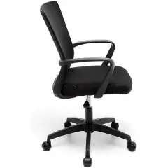 Poltrona Ufficio Lotus Nera Ergonomica con Rete - Arredo per l'ufficio