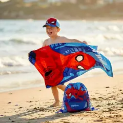Spiderman Set Estivo 3 Pezzi: Telo, Cappellino E Sacca - regalo e gadget valigeria